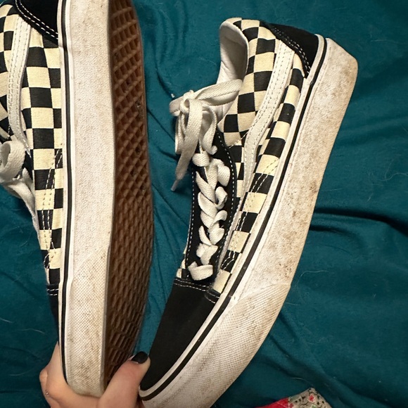 Vans Old Skool Checkered Shoe - Picture 3 of 7